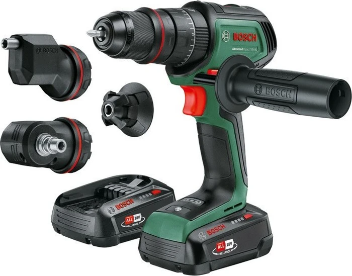 Bosch DIY AdvancedImpact 18V-80 QuickSnap Akku-Schlagbohrschrauber inkl. Koffer + 2 Akkus 2.5Ah