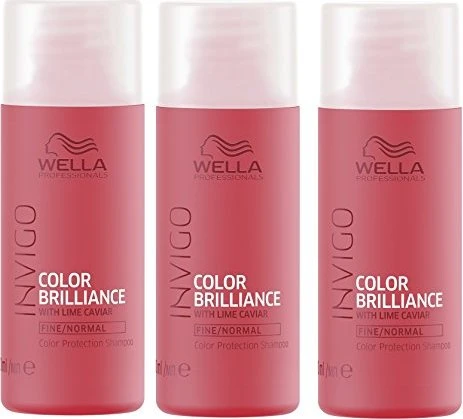 Wella Invigo Color Brilliance Shampoo feines und normales Haar, 50ml