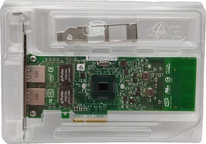 Intel Gigabit ET LAN-Adapter, 2x RJ-45, PCIe 2.0 x4, bulk