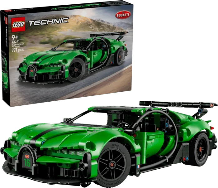 LEGO Technic - Grüner Bugatti Chiron Pur Sport Hypersportwagen