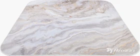 Arozzi Zona Bodenschutzmatte, White Marble, quadratisch, weich