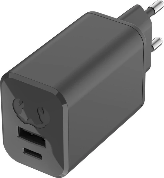Fresh 'n Rebel USB + USB-C Mini Charger 65W PD GAN storm grey