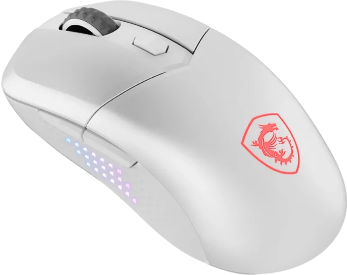MSI Versa 300 Elite Wireless Gaming Mouse weiß, USB/Bluetooth