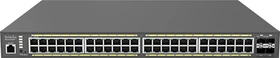 EnGenius Cloud Switch Series ECS Rackmount Gigabit Managed Switch, 48x RJ-45, 4x SFP+, 740W PoE+ (ECS1552FP)