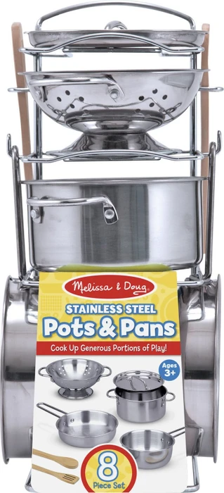 Melissa & Doug Edelstahl Topfset