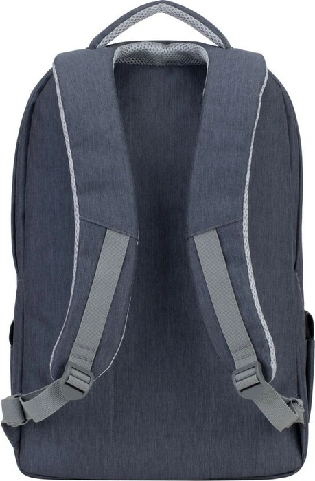 RivaCase Prater anti-theft Laptop Rucksack 17.3", Dark Grey