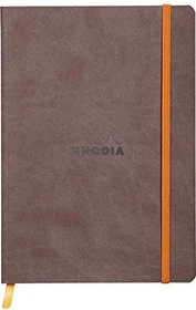 Rhodia Rhodiarama Notizbuch, A5, punktiert, Softcover, chocolate, 80 Blatt