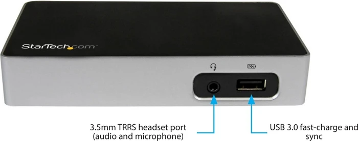 StarTech 4k DisplayPort Dockingstation, USB-B 3.0 [Buchse]