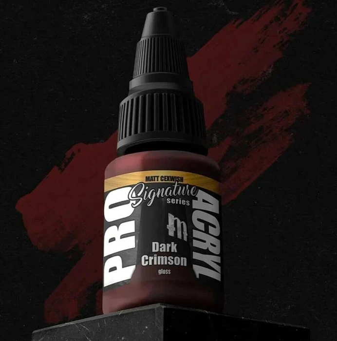 Monument Hobbies Pro Acryl Signature Series Matt Cexwish S19 dark crimson, 22ml