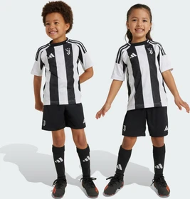 adidas Juventus Turin 2024/2025 Heimausrüstung white/black (Junior)