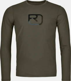 Ortovox 150 Cool Mountain Silhouette Funktionsshirt langarm dark wild herbs (Herren)