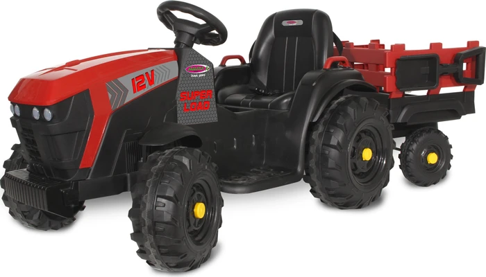 Jamara Ride-on Traktor Super Load mit Anhänger