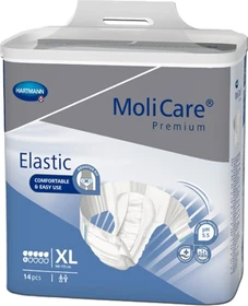 Hartmann MoliCare Premium Elastic 6 Tropfen Schutzhose Größe XL, 56 Stück (4x 14 Stück)