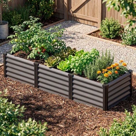 Vitavia Meta In&Out 401 S Hochbeet 185x65cm granit/schwarz