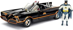 Jada Toys Hollywood Rides - Batmobile with Batman Classic TV Series