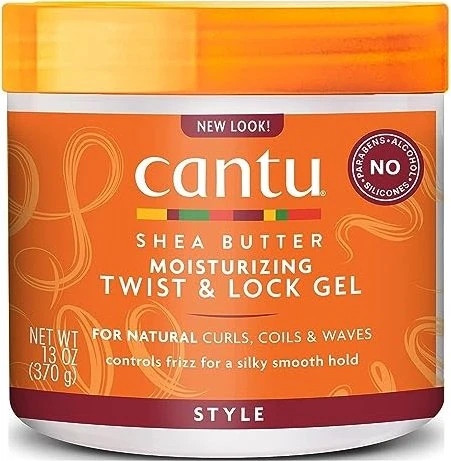 Cantu Shea Butter Natural Hair Moisturizing Twist & Lock Gel, 370g