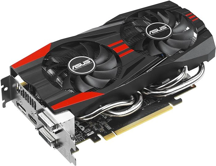 ASUS GeForce GTX 760 DirectCU II OC, GTX760-DC2OC-2GD5, 2GB GDDR5, 2x DVI, HDMI, DP