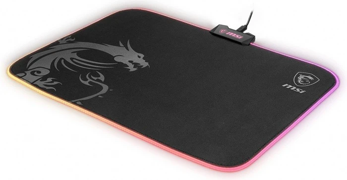MSI Agility GD60 Gaming Mousepad, RGB beleuchtet, schwarz