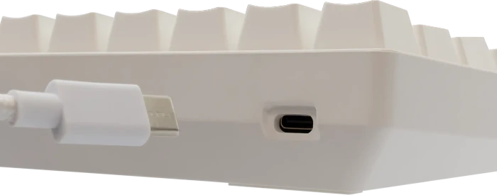 White Shark SHINOBI 2, weiß, LEDs RGB, hot-swap, BLUE Switches, USB, US