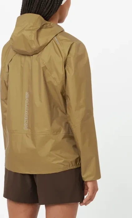 Salomon Bonatti Waterproof Funktionsjacke brilliant olive (Damen)