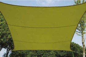 Perel Viereck Sonnensegel 500x500cm limttengrün