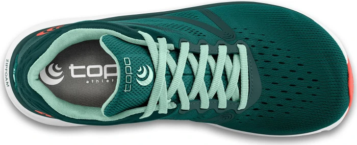 topo athletic Magnifly 4 emerald/coral (Damen)