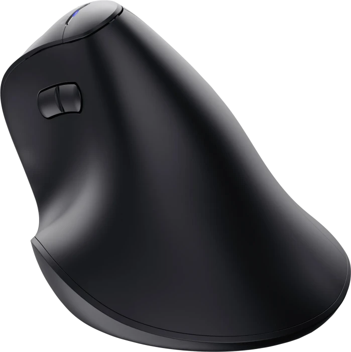 Trust Vyran Ergonomic Vertical Multi-Wireless Hyperscroll Mouse schwarz, USB/Bluetooth
