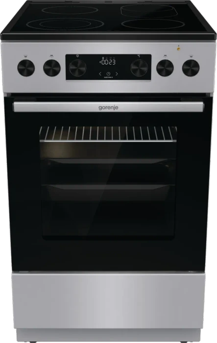 Gorenje GECS5C70SPAOT Elektroherd mit Glaskeramik-Kochfeld