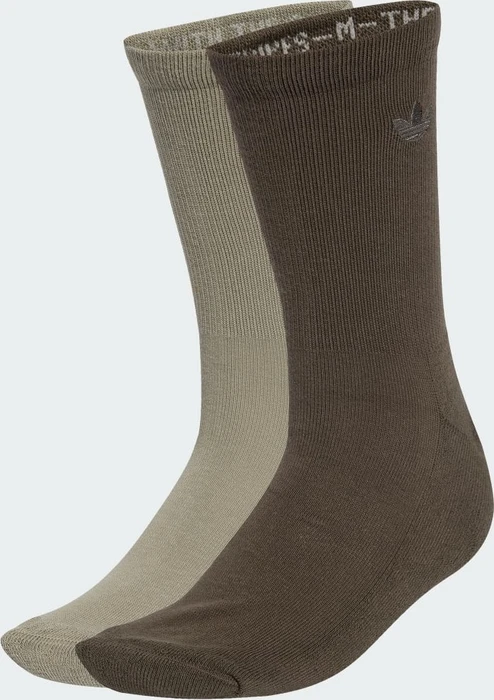 adidas Two-Toned Crew Socken, 2 Paare