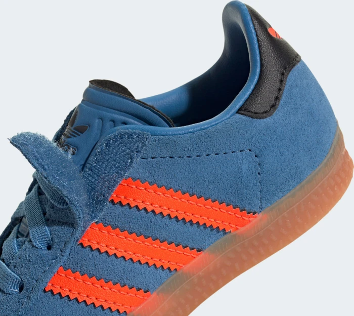 adidas Gazelle Comfort Closure Elastic Laces focus blue/solar orange/core black (Junior)
