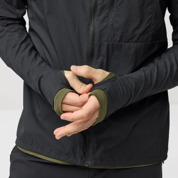 Fjällräven Bergtagen Windshell Funktionsjacke schwarz (Herren)