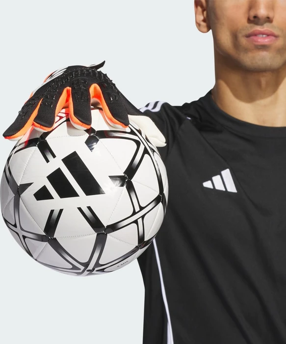 adidas Predator League Torwarthandschuhe black/solar red/solar yellow