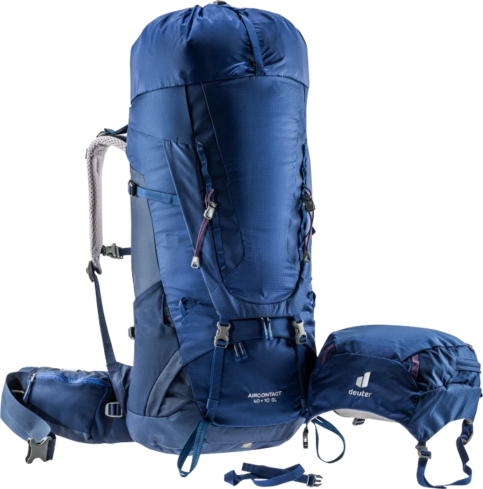 Deuter Aircontact 40+10 SL Modell 2021 steel/midnight (Damen)