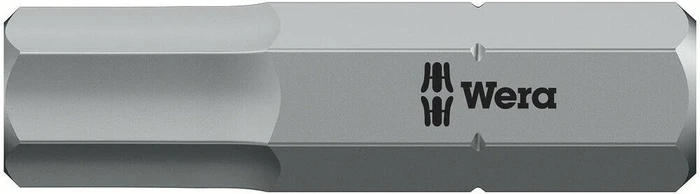 Wera 840/1 Z Innensechskant Bit 1/4" zöllig, 3/16"x25mm, 1 Stück