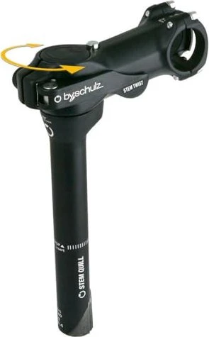 By.Schulz Quill Twist SDS 31.8mm/1 1/8" +8° Vorbau 105mm schwarz