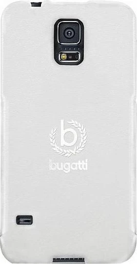 Bugatti FlipCase Geneva für Samsung Galaxy S5 weiß