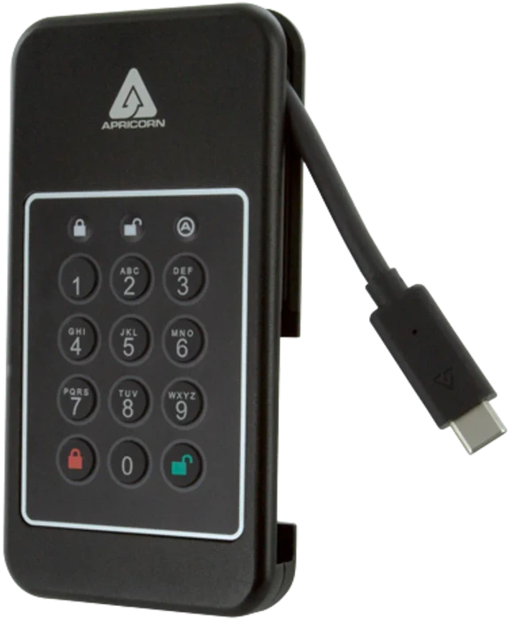 Apricorn Aegis NVX, 2TB, USB-C 3.1