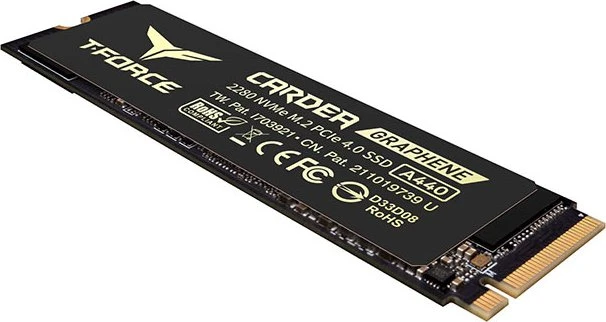 TeamGroup T-Force Cardea Graphene A440 2TB, M.2 2280 / M-Key / PCIe 4.0 x4, Kühlkörper