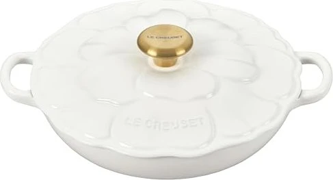 Le Creuset Gourmet-Profitopf Bräter Blume aus Gusseisen rund 26cm 2.2l