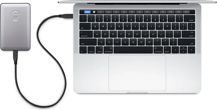 SanDisk Professional G-DRIVE Slim SSD USB-C, grau, 1TB, USB-C 3.1