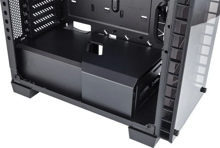 Corsair Crystal Series 460X schwarz, Glasfenster