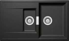 Schock Mono D-150 Einbau Becken reversibel stone inkl. Schneidebrett