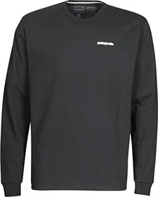 Patagonia P-6 Logo Responsibili-Tee Shirt langarm schwarz (Herren)