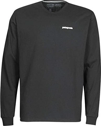 Patagonia P-6 Logo Responsibili-Tee Shirt langarm schwarz (Herren)