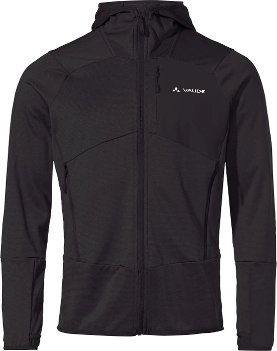 Vaude Monviso Hooded Fleece II Funktionsjacke schwarz (Herren)