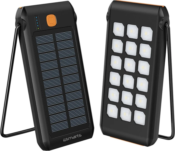 4smarts Solar Powerbank TitanPack Flex 10000mAh schwarz
