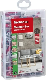 fischer DuoPower Meister-Box Dübel-Sortiment, 132 Stück