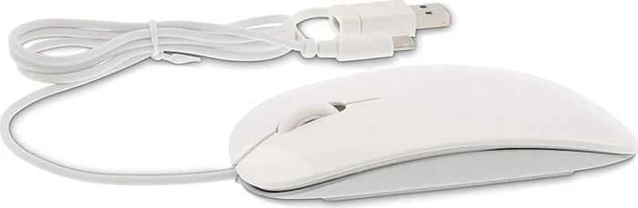 LMP Easy Mouse USB-C weiß/silber, USB