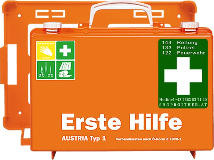 Söhngen Erste-Hilfe-Koffer SN-CD ÖNORM Z 1020-1 orange
