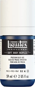 Liquitex Professional Soft Body Acrylic prussian blue hue, 59ml